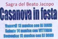 Casanova in festa, dal 13 al 15 luglio. La tradizionale Sagra del Beato Jacopo