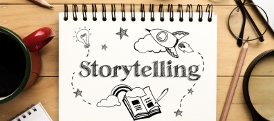 Marketing scritto sulle caratteristiche del proprio branding e storytelling aziendale