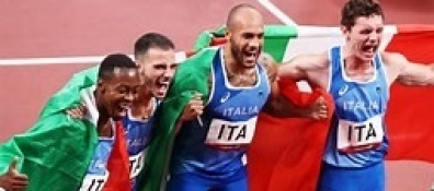Olimpiadi: l'Oro all'Italia nella 4 x 100. Grandissimo Tortu, due ori per Jacobs