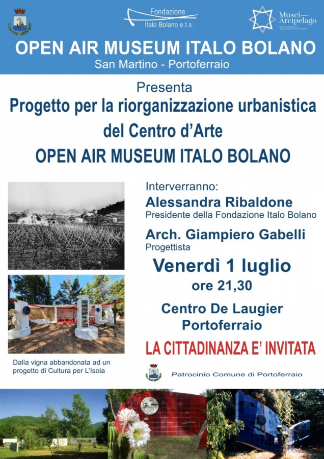 Nella serata di venerdi 1 luglio presentato il progetto Open Air Museum Italo Bolano