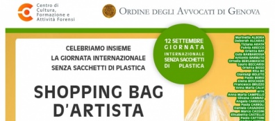 Mostra Shopping bag d'Artista presso Centro. Culturale Ordine degli Avvocati di Genova