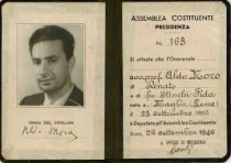 Aldo Moro fu tra i membri della Costituente
