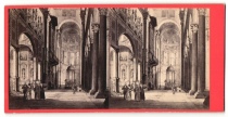 Interno della Chiesa di S. Lorenzo a Genova, ripresa da Degoix intorno al 1860
