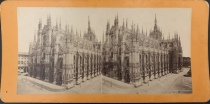 Milano Il Duomo. Fotografo dell'800 non identificato