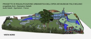 Vista del progetto urbanistico Air Museum Italo Bolano