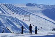 Inverno senza neve ma da qualche parte si scia Les Deux Alpes nelle Alpi francesi