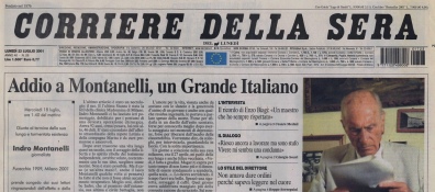 Il 22 luglio 2001 scompariva a Milano. Indro Montanelli, giornalista e storico