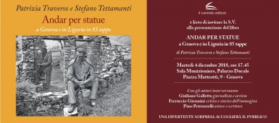 Patrizia Traverso e Stefano Tettamanti presentano il loro libro Andar per Statue