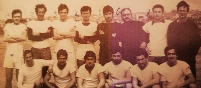 La gloriosa squadra di Calcio amatoriale. Capitaneria di Porto di Chioggia nel 1975