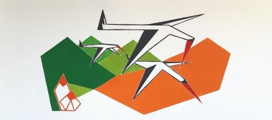 Opere grafiche di Silvio Pozzati esposte alla Nisolina Art Space