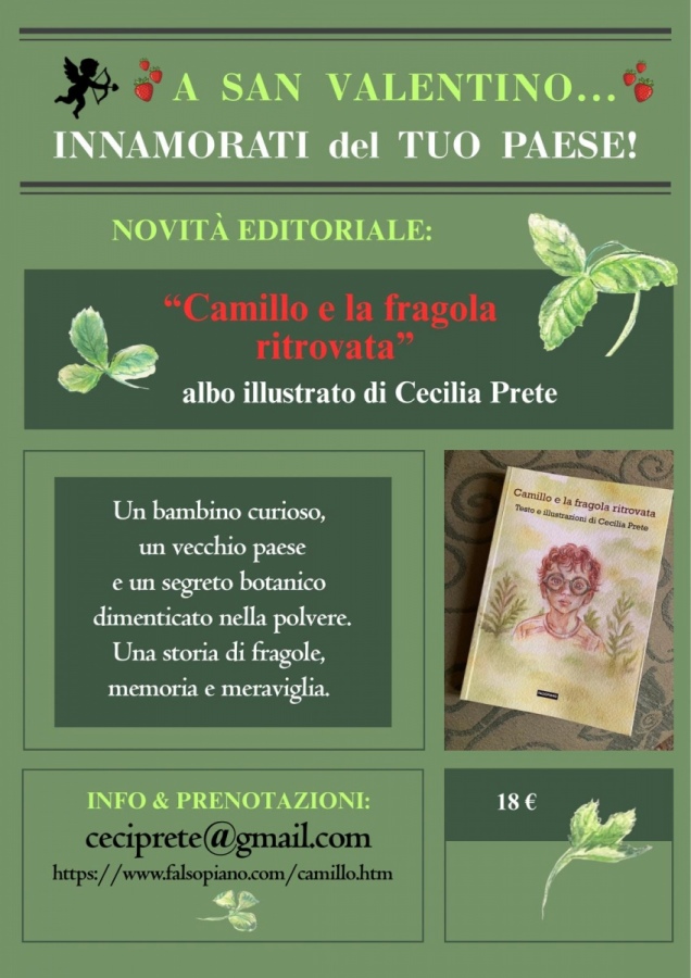&laquo;Camillo e la fragola ritrovata&raquo; albo illustrato da Cecilia Prete