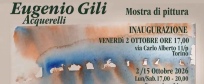 Mostra pittorica di acquerelli dell'artista Eugenio Gili a Torino