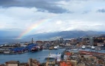 Arcobaleno a Genova