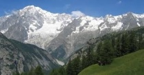 Vista del Monte Bianco