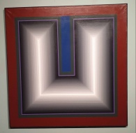 Rino Sernaglia, U-, 1972, acrilico su tela