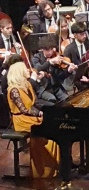 La pianista Sabrina Lanzi al teatro di Casale Monferrato