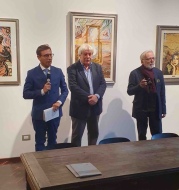 Sindaco Emanuele Capra, Pio Carlo Barola e Luigi Angelino