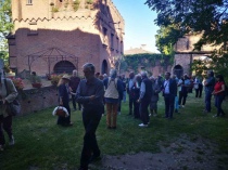 Inaugurazione della mostra in Piovera