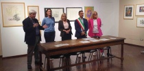Pio Carlo Barola, Francesca Di Bernardo, Giuliana Romano Bussola, sindaco Emanuele Capra e Gigliola Fracchia