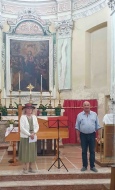M.G.Dapuzzo e il Sindaco di Cereseto Lavagno