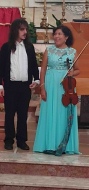 Neyza Copa (violino) e Gabriele Marzella (clavicembalo)