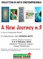 Locandina della collettiva «A New Journey n. 3»