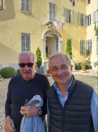 Giorgio Conte e il sindaco Cesare Chiesa