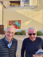 Il sindaco Cesare Chiesa e Giorgio Conte
