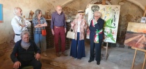 Inaugurazione della mostra in Piovera