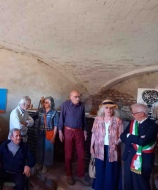 Inaugurazione della mostra in Piovera